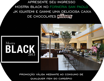 Flyer Mostra Black & Forneria San Paolo
