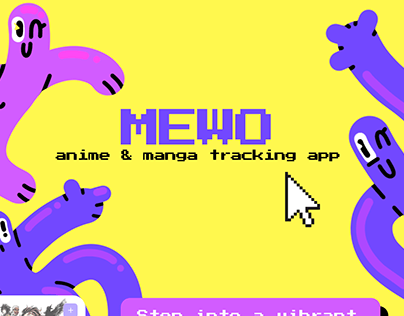 Mewo Anime & manga tracking application UI Design