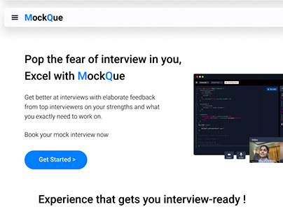Home Page - Online Mock Interview Website
