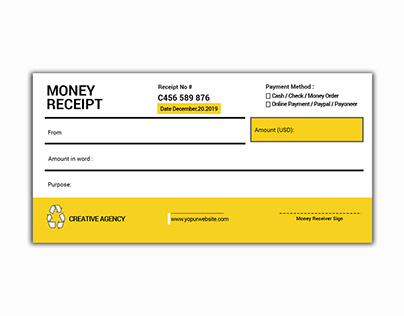 Money Receipt Letter Projects | Photos, videos, logos, illustrations ...