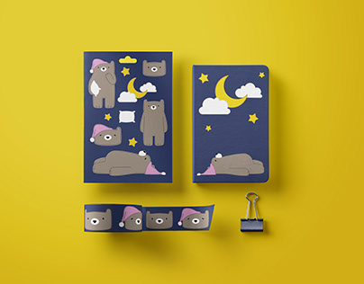 Sleepy bears - Mini illustration project