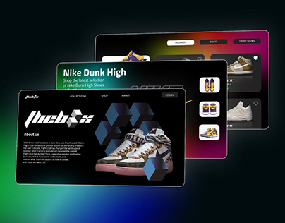 Sneaker Web Design