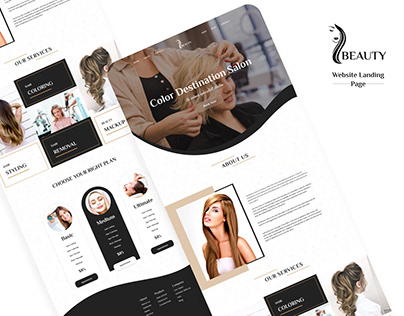 Beauty Parlour Website Design