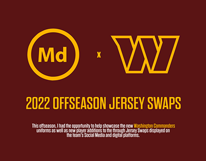 Commanders Jersey Swaps | 2022 Offseason