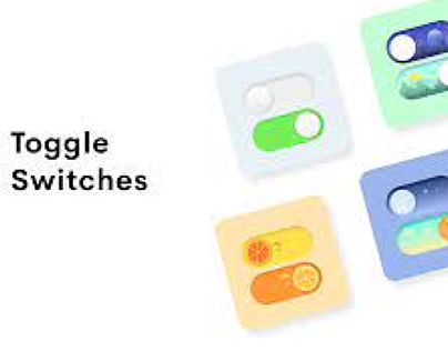 Toggle buttons Designs