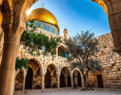 AI Generated Imaginary JERUSALEM Old City