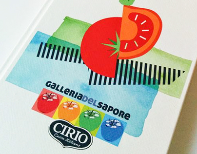 Food Illustrations for Cirio