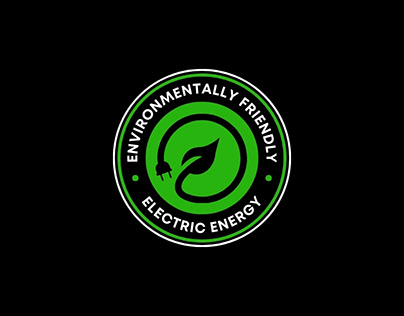 Modern Environmentally Friendly Electric Energy Logo