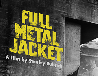 Full Metal Jacket movie posters design