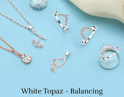 White Topaz Jewelry for Harmonizing Colors and Energies