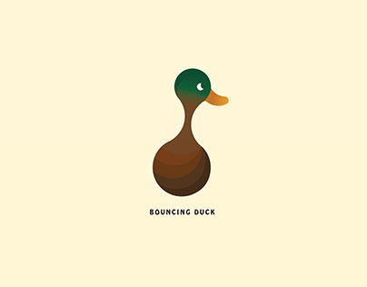 Bouncing Duck Logo! / Golden Ratio technique!