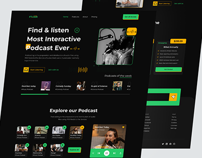 Podcast Landing page