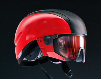 Ski Helmet + Goggle