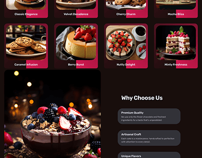 Landing Page Cocoa delights