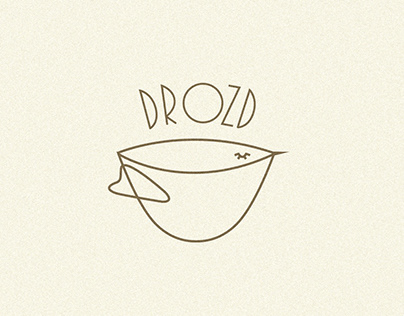 drozd (thrush bird) logotype