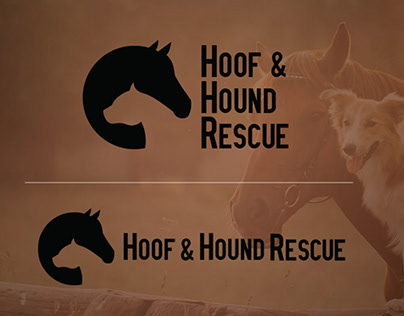 Hoof & Hound Rescue | Combination Mark Logo