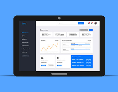 Investment Dashboard UI Design