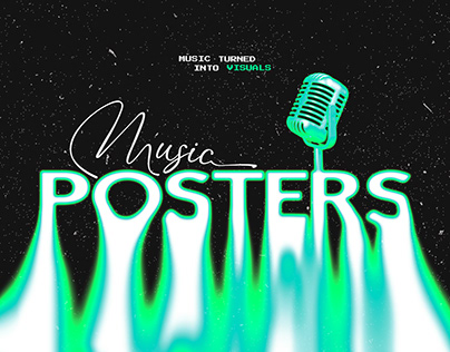 Project thumbnail - Music Posters
