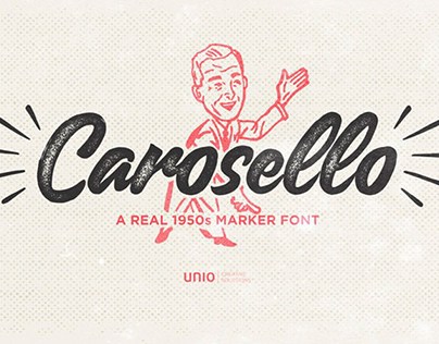Carosello : Free Vintage Typeface