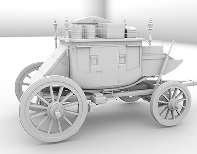 STAGECOACH OF VINTAGE MODEL BY VK MODELLING