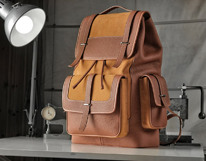 Full handstitched bespoke backpack for macbook pro16.