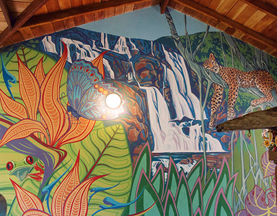 Deep Jungle art in Dill house KSL/Sri Lanka/Kalpitia