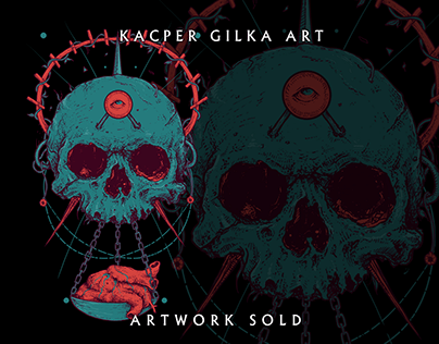 Artwork Sold to My Own Will Band | Skull & Heart