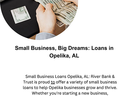 Growth: Small Business Loans in Prattville, AL