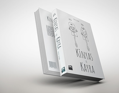 kinyas ve kayra book cover design
