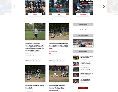 baseball company website