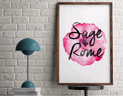 Sage + Rome Events Planning Company Logo design
