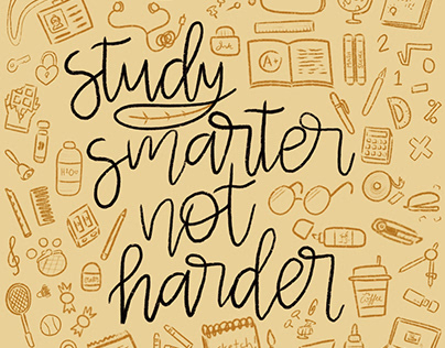 Lettering: Study Smarter not Harder