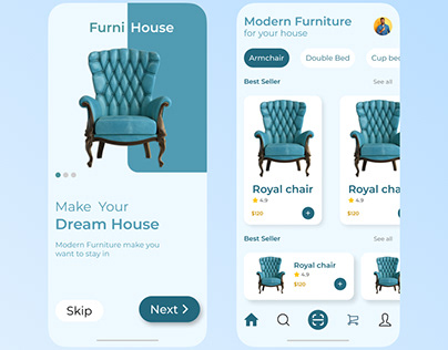 Furniture Store App UI design