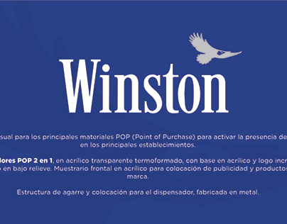 Dispensador Winston para puntos de ventas