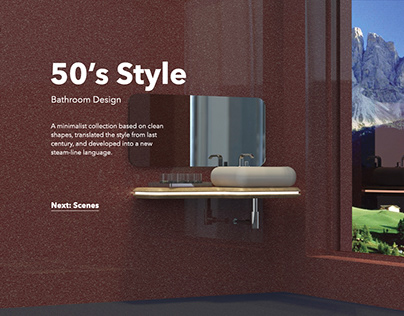 50's Style - Vintage Bathroom Design Project