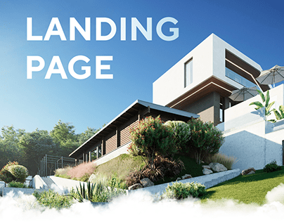 Landing page for modular houses