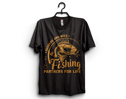 Husband and wife fishing partner for life