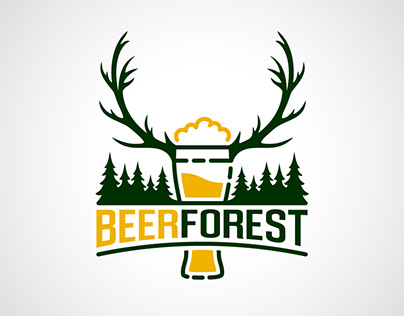 Beer pub creative logo design
