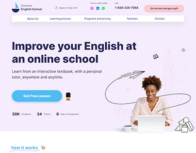 Ebony English School on Behance