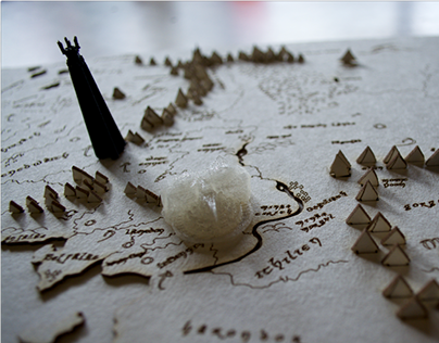 Lord of the Rings Map | Laser Cut Design