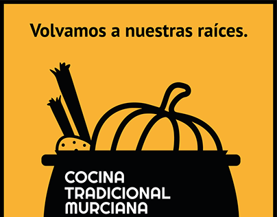 Cartel publicitario para evento de cocina tradicional