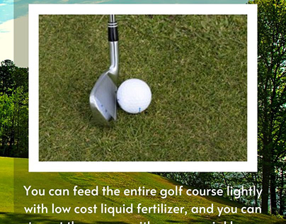Golf Course Fertilizing Can Save Your Money