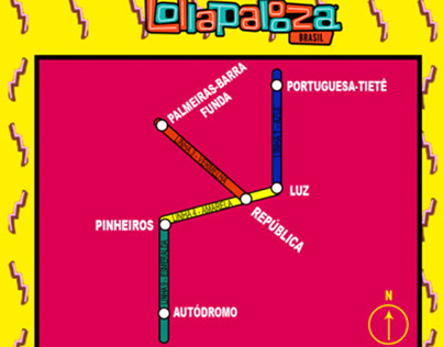 Social Media, Metrô SP, Lollapalooza
