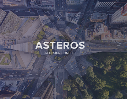 ASTEROS - corporate website redesign