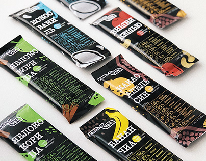 ECO VEK (Logo and packaging for nut and fruit bars)