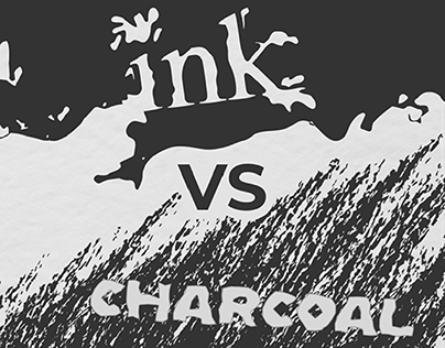 Ink vs Charcoal Illustrations