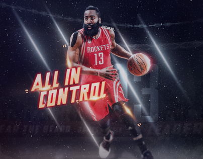 James Harden'All In Control' Wallpaper