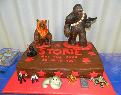 Star Wars cake.