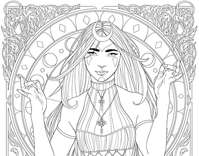 Hecate - Coloring Book