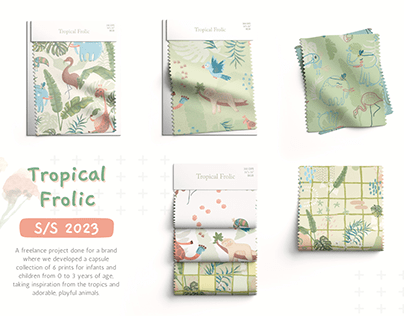 Tropical Frolic- Print Collection for Kids